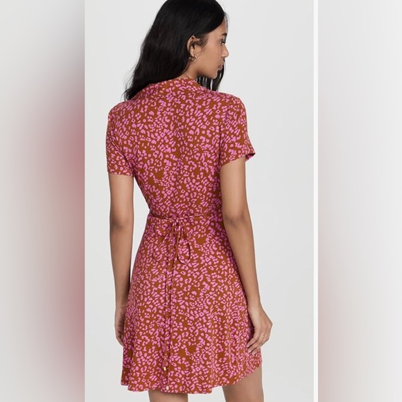 Free People Marsaille Mini Dress Size XS Rust Combo - Picture 2 of 6